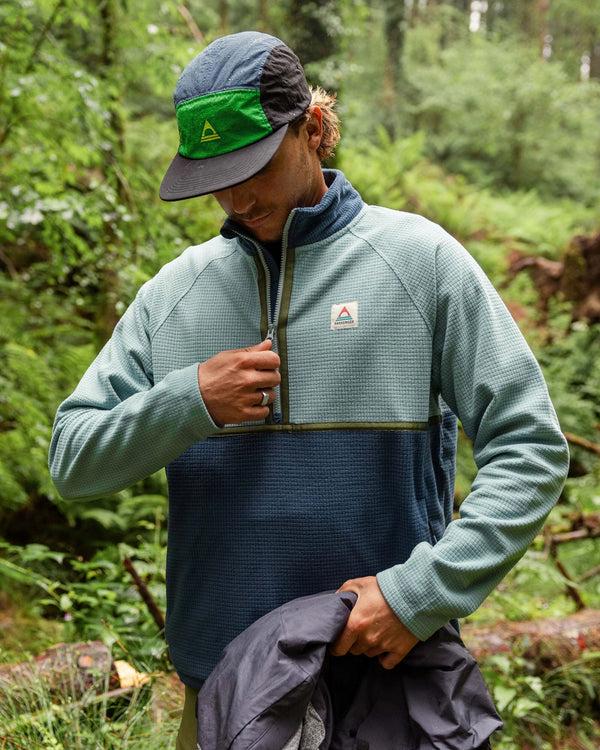 Passenger Men's Overlook Recycled Grid Polar Fleece