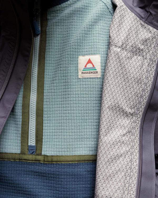 Passenger Men's Overlook Recycled Grid Polar Fleece