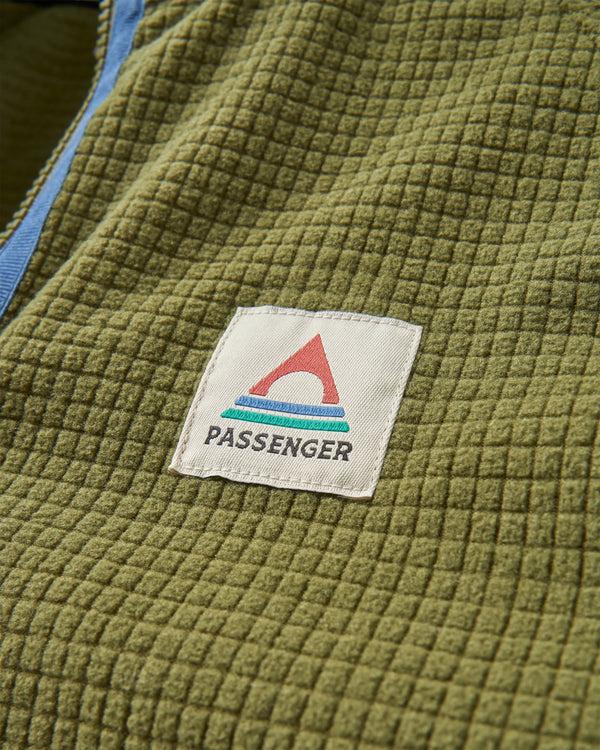 Passenger Men's Overlook Recycled Grid Polar Fleece
