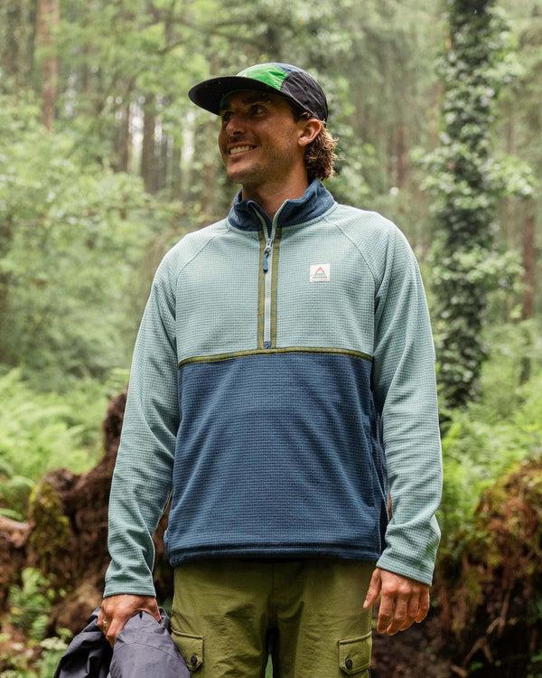 passenger Men's Overlook Recycled Grid Polar Fleece