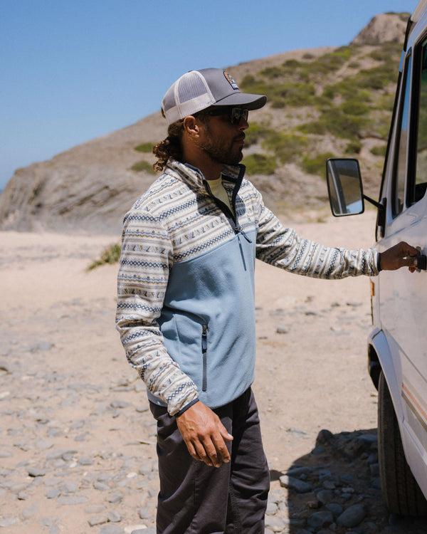 Passenger Men's Set Off Recycled Polar 1/4 Zip Fleece