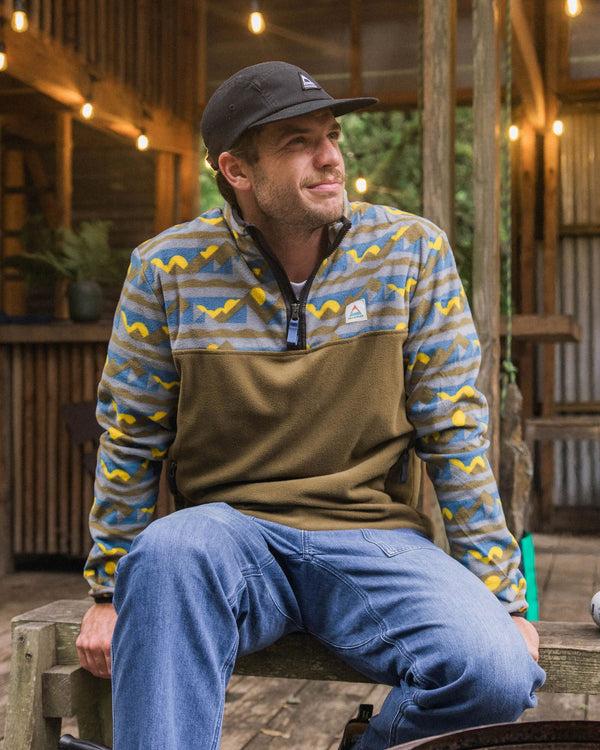 passenger Men's Set Off Recycled Polar 1/4 Zip Fleece