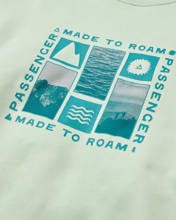 Passenger Men's Snapshot Organic Cotton Relaxed Fit Sweatshirt