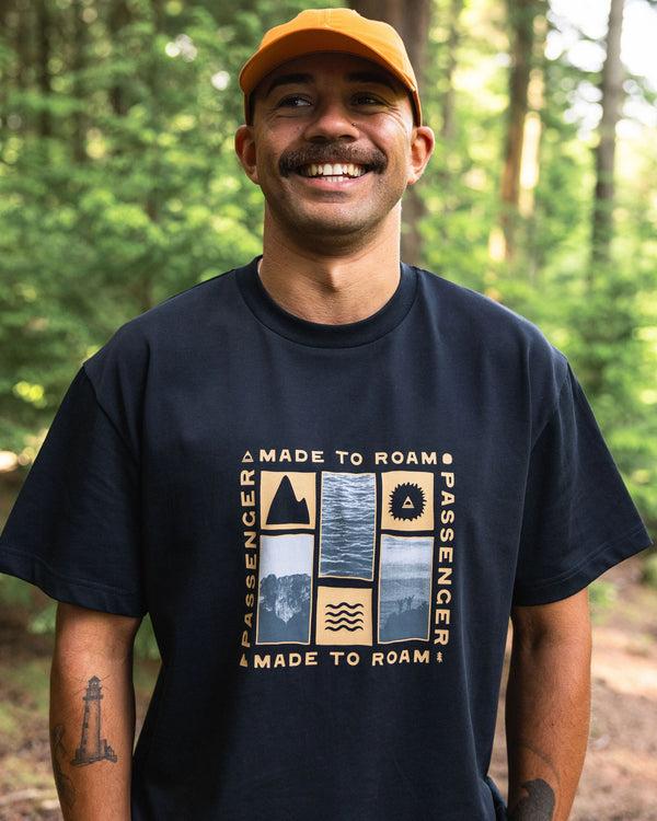 passenger Men's Snapshot Organic Cotton Relaxed Fit T-Shirt