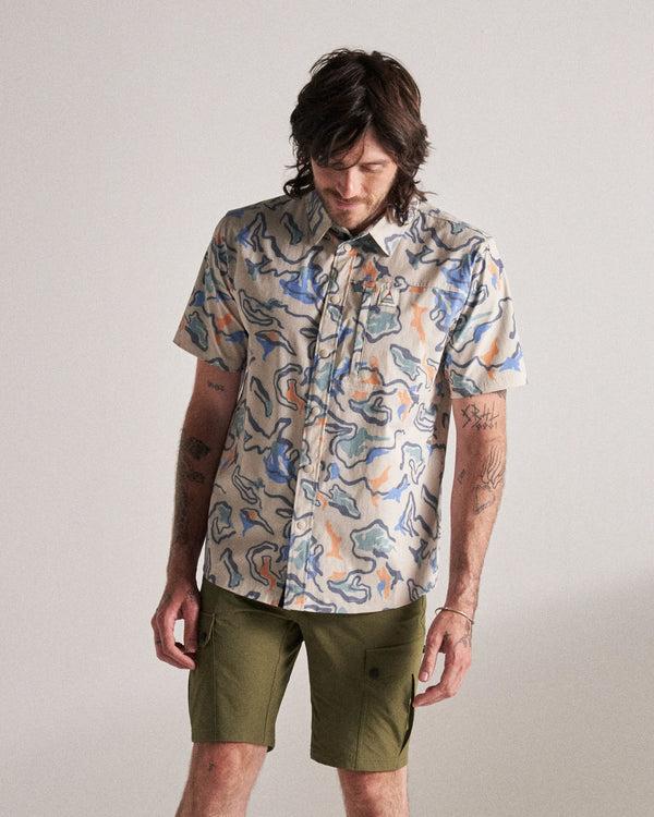 passenger Men's Traveller Short Sleeve Stretch Shirt