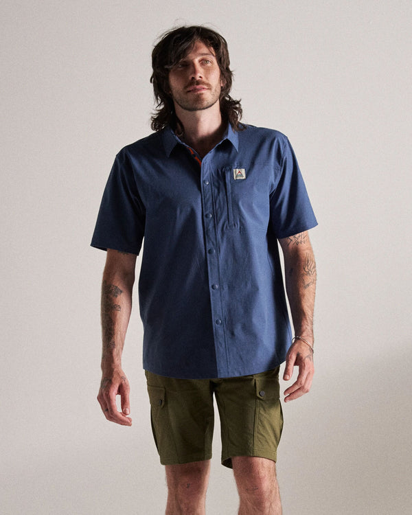 passenger Men's Traveller Short Sleeve Stretch Shirt