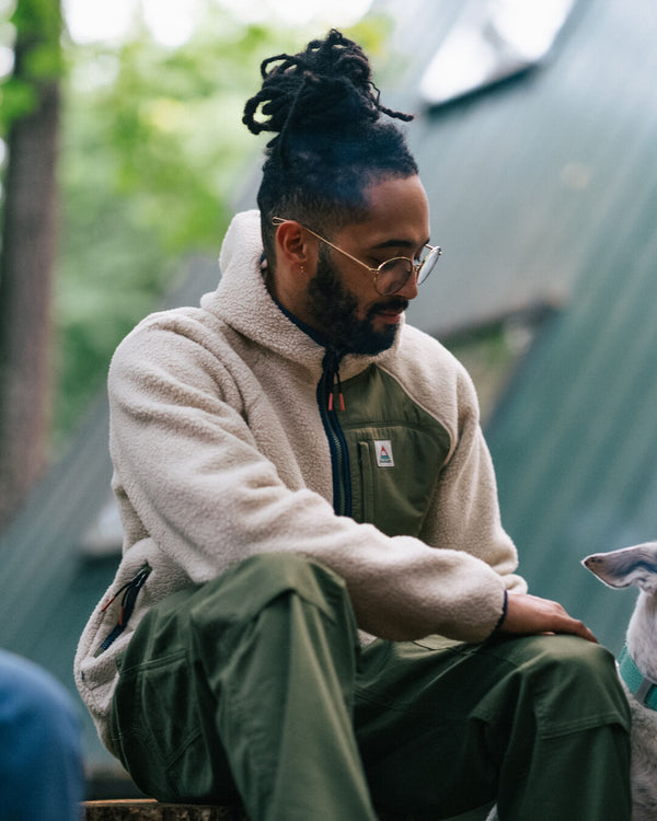 Passenger Men's Ventura 1/2 Zip Recycled Sherpa Fleece