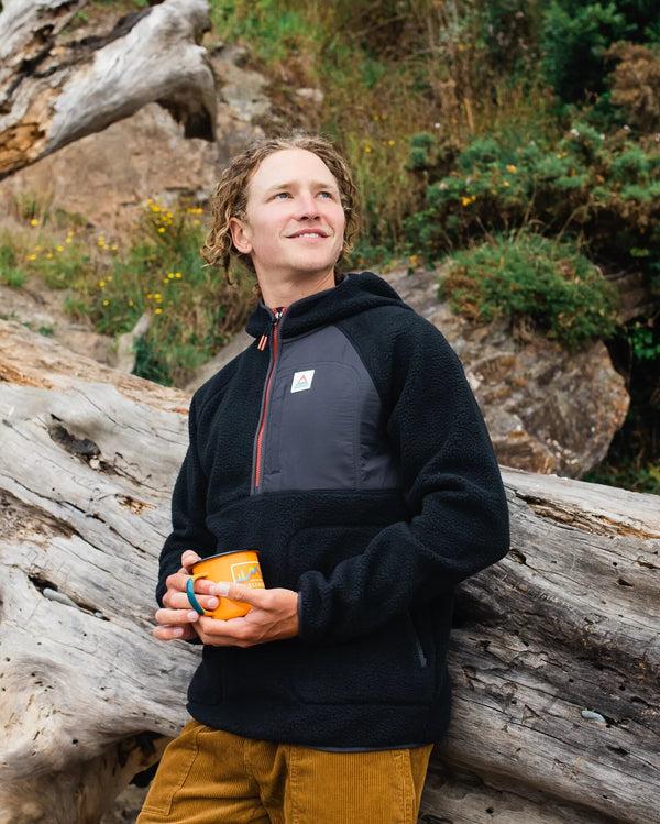 Passenger Men's Ventura 1/2 Zip Recycled Sherpa Fleece