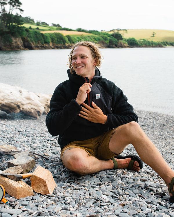 Passenger Men's Ventura 1/2 Zip Recycled Sherpa Fleece