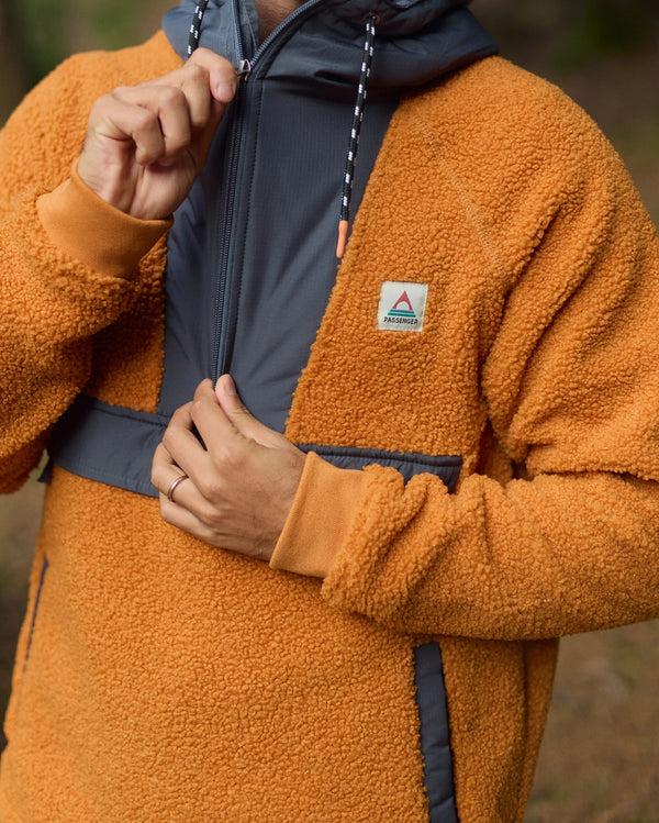 Passenger Men's Woodland Recycled Polar-lined Sherpa Fleece