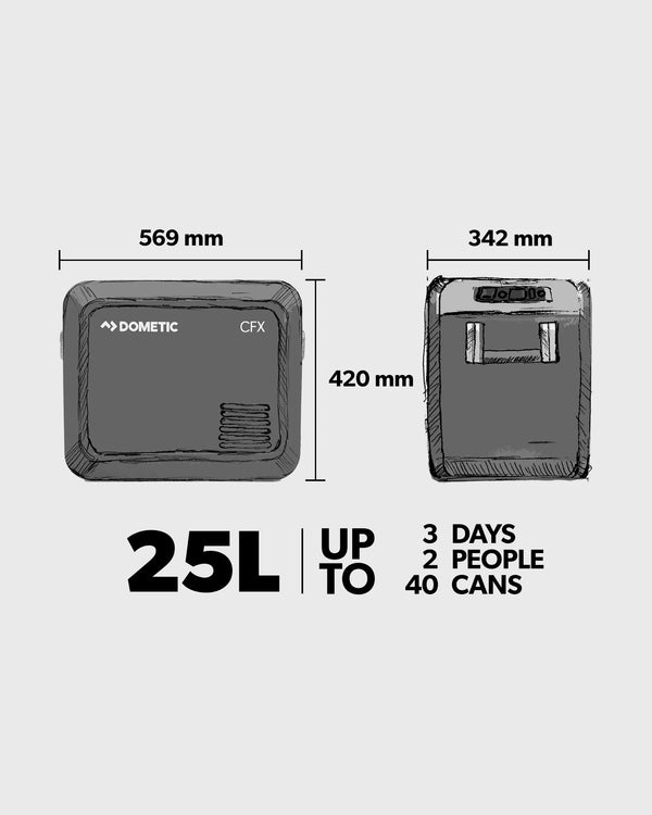 Passenger Dometic CFX3 25