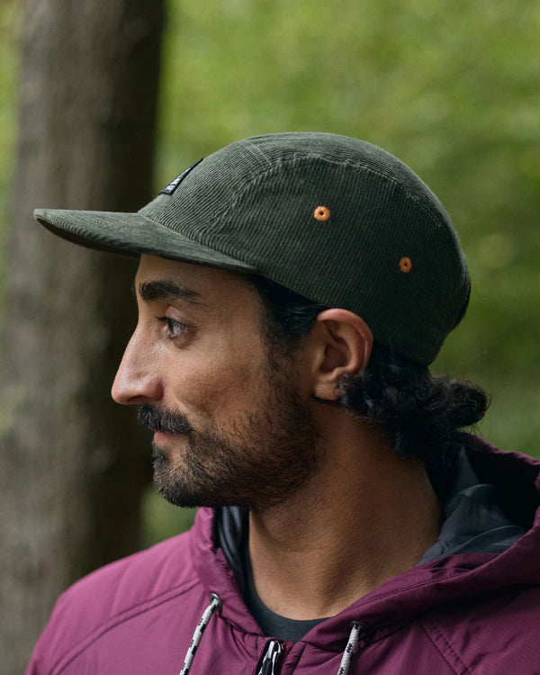 Passenger Fixie Recycled Cord 5 Panel Cap