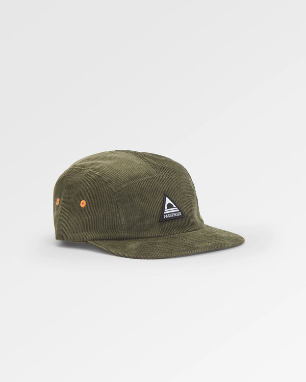 passenger Fixie Recycled Cord 5 Panel Cap