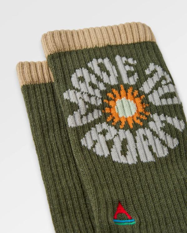 Passenger Made To Roam Graphic Crew Socks
