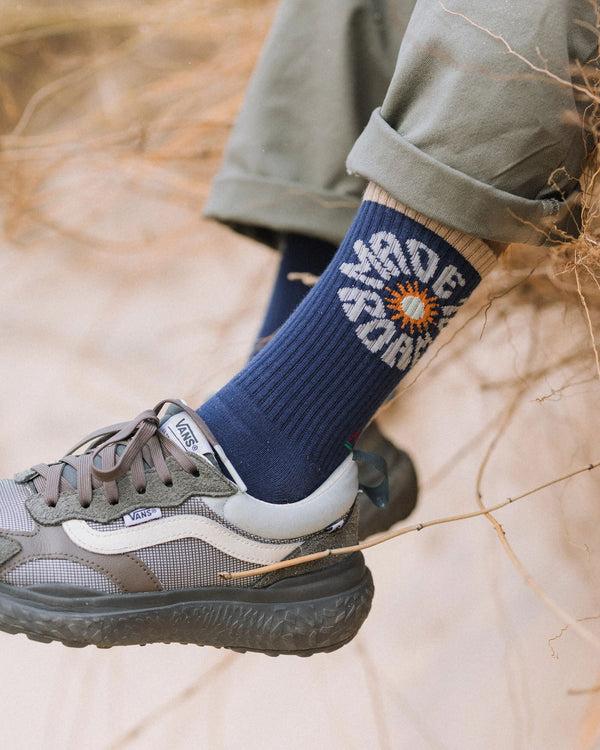 Passenger Made To Roam Graphic Crew Socks