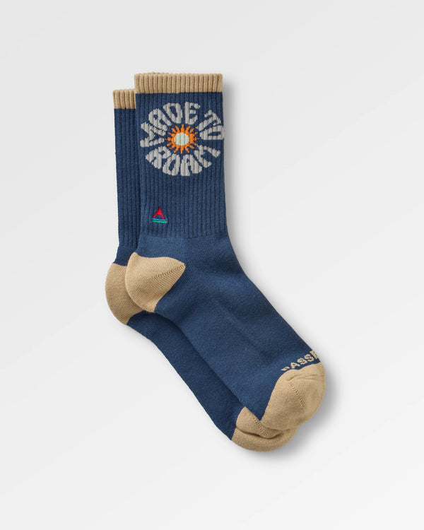 passenger Made to Roam Graphic Crew Socks