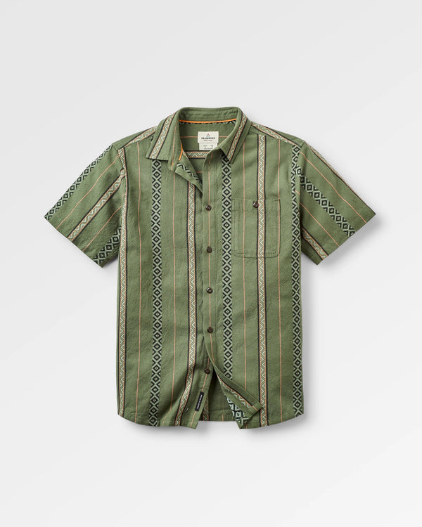 passenger Men's Chill Textured Short Sleeve Shirt