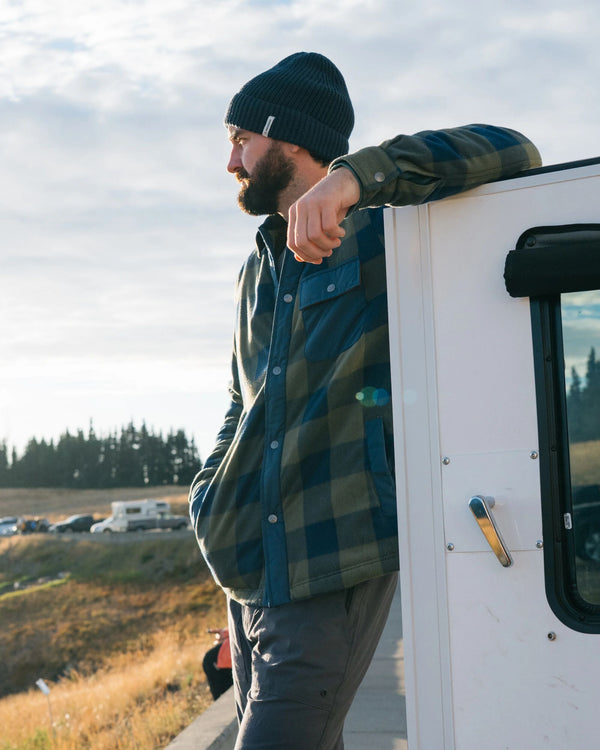 Passenger Men's Firelight Sherpa Lined Overshirt