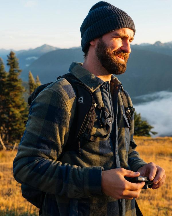 Passenger Men's Firelight Sherpa Lined Overshirt