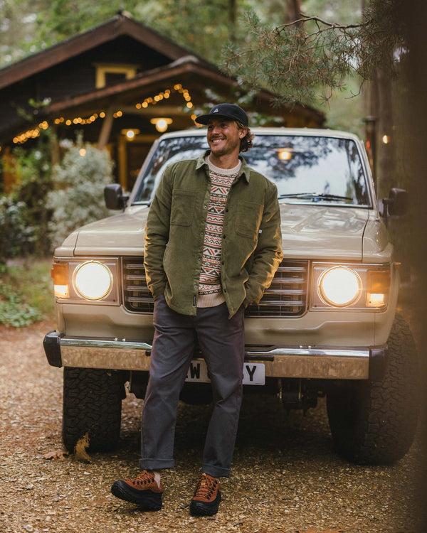 Passenger Men's Kodiak Sherpa Lined Cord Overshirt