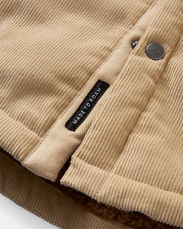 Passenger Men's Kodiak Sherpa Lined Cord Overshirt