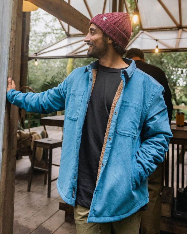 passenger Men's Kodiak Sherpa Lined Cord Overshirt
