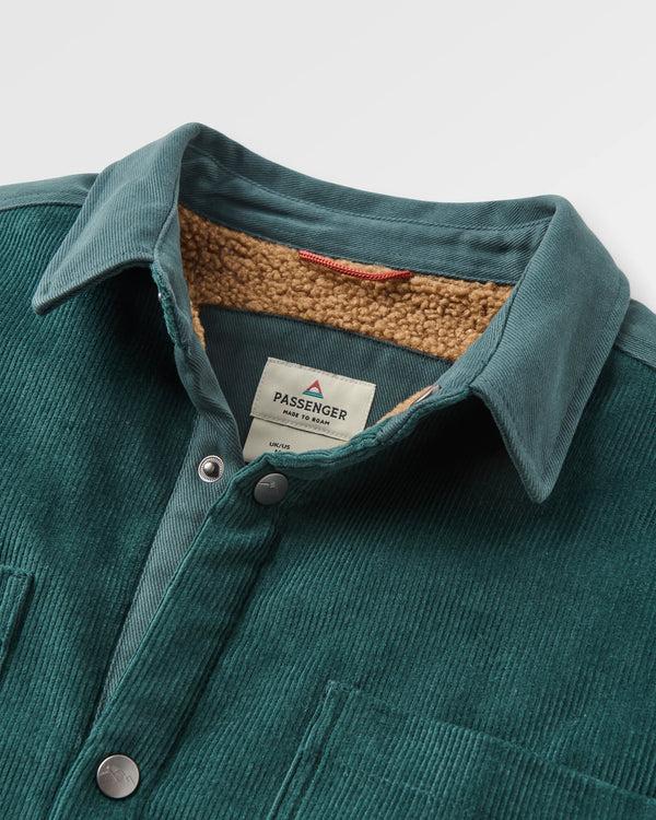 Passenger Men's Kodiak Sherpa Lined Cord Overshirt