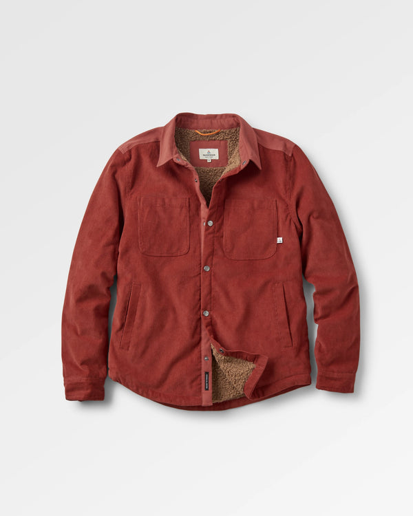 passenger Men's Kodiak Sherpa Lined Cord Overshirt
