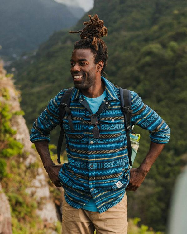 passenger Men's Maple Polar Recycled Fleece Shirt