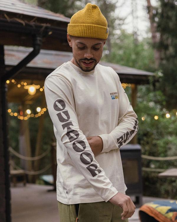 Passenger Men's Patches Recycled Cotton LS T-Shirt