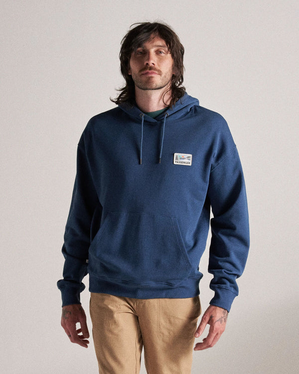 Passenger Men's Roamer Patch Relaxed Fit Hoodie