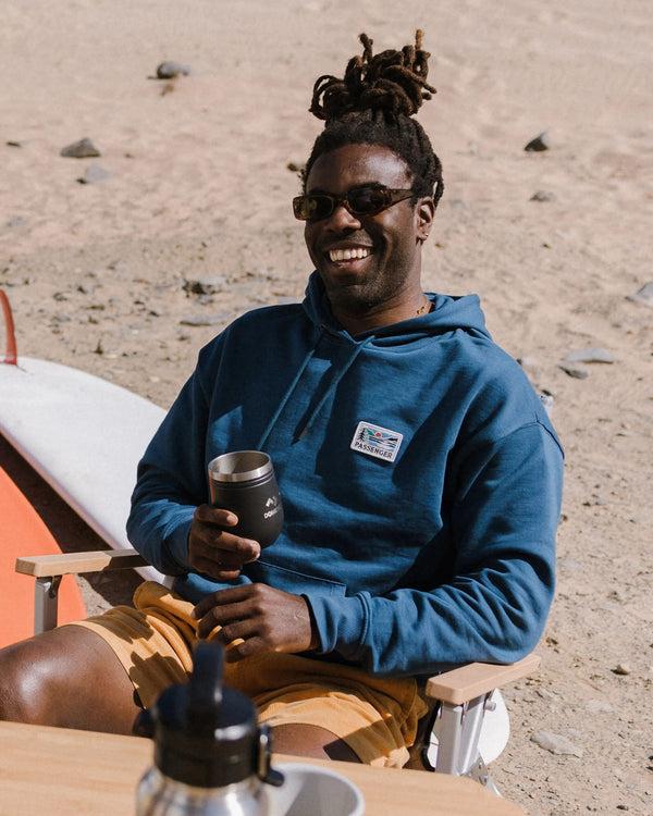 passenger Men's Roamer Patch Relaxed Fit Hoodie