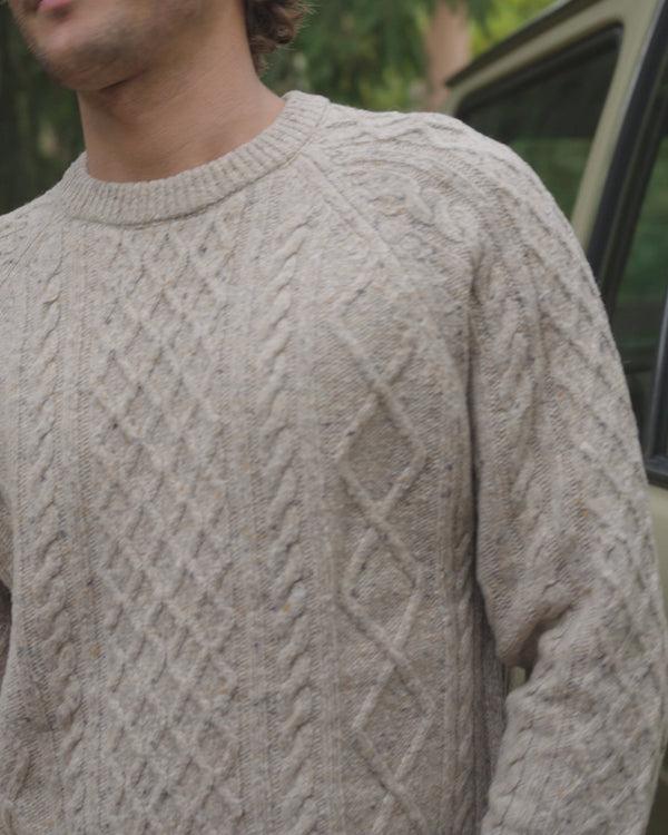 Passenger Men's Sandbar Merino Wool Knitted Jumper