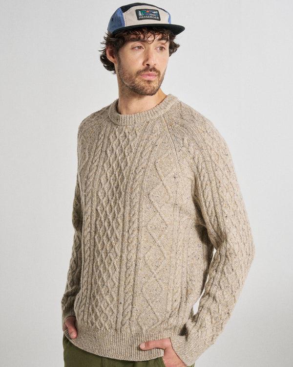 Passenger Men's Sandbar Merino Wool Knitted Jumper