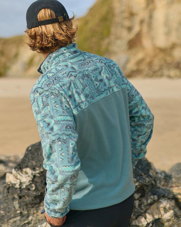 Passenger Men's Set Off Recycled 1/4 Polar Fleece