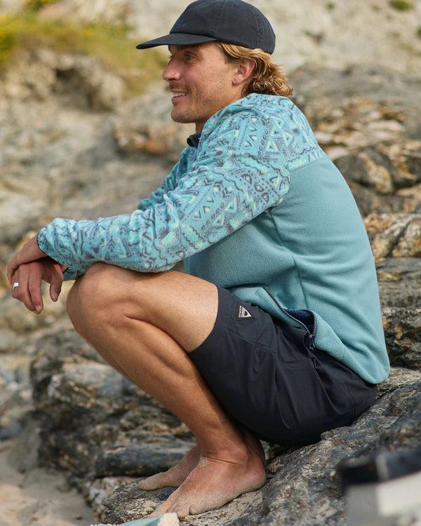 Passenger Men's Set Off Recycled 1/4 Polar Fleece