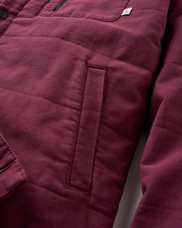 Passenger Men's Taranaki Canvas Quilted Overshirt