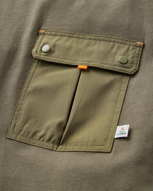 Passenger Men's Travel Pocket Relaxed Fit T-Shirt
