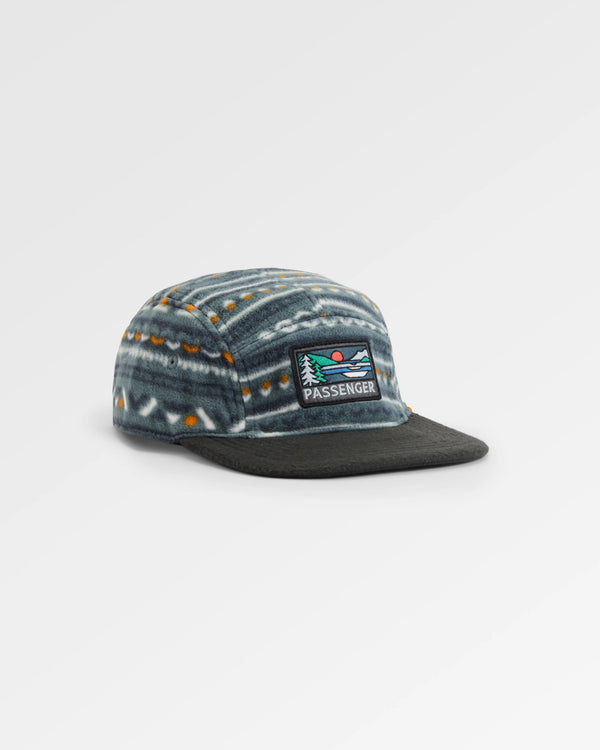 passenger Pine Recycled Polar Fleece 5 Panel Cap