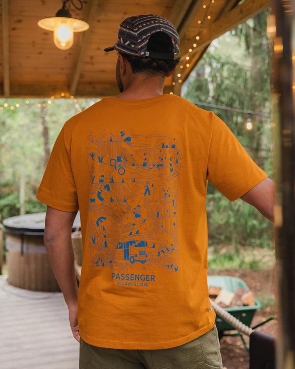 passenger Roam Slow Men's Recycled Cotton T-Shirt