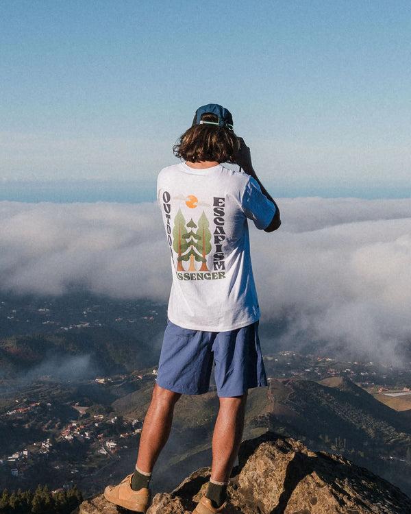 passenger Tall Pines Men's Recycled Cotton T-Shirt