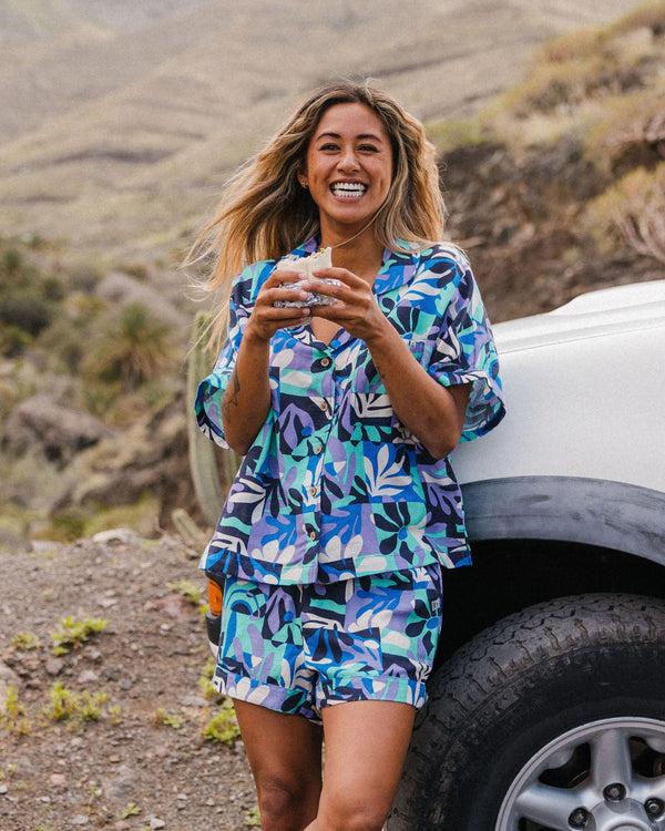 Passenger Women's Arden Linen Short Sleeve Shirt