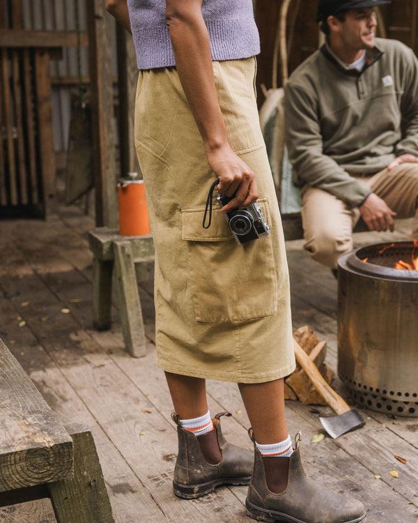 Passenger Women's Avian Cord Midi Skirt