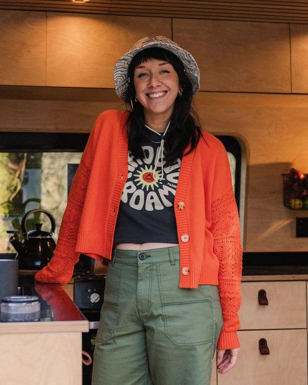 passenger Women's Grace Open Knit Cardigan