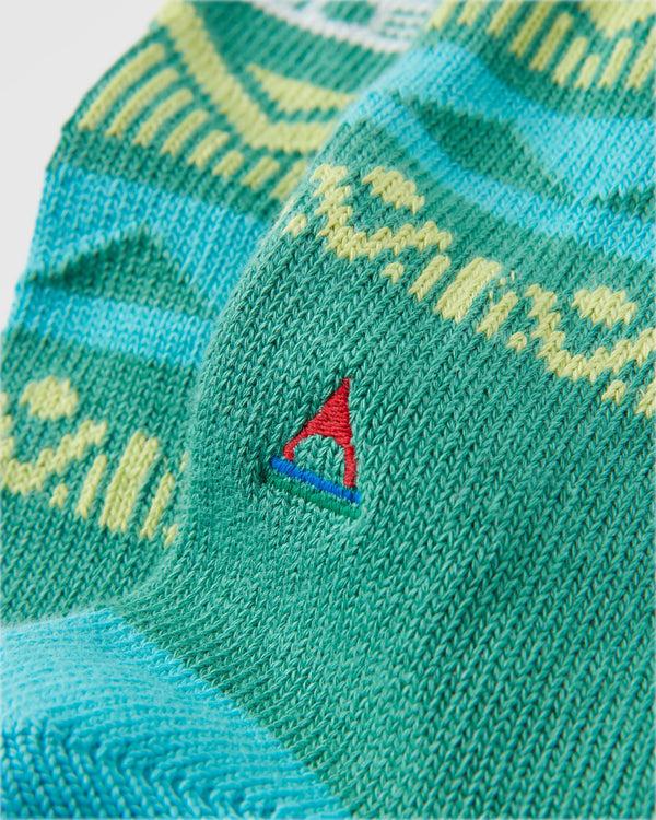 Passenger Women's Nettle Organic Patterned Socks