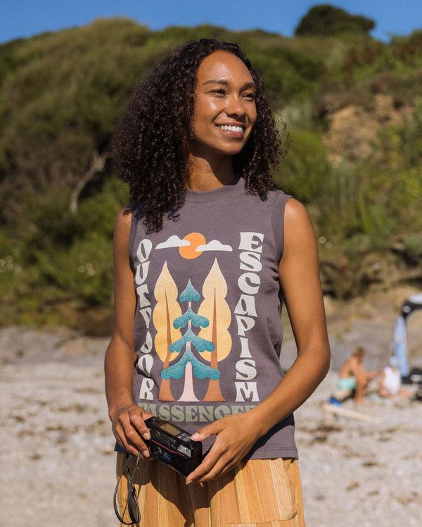 passenger Women's Tall Pines Recycled Cotton Vest