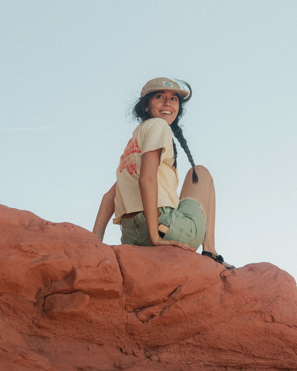 Passenger Women's Woodcut Recycled Cotton T-Shirt