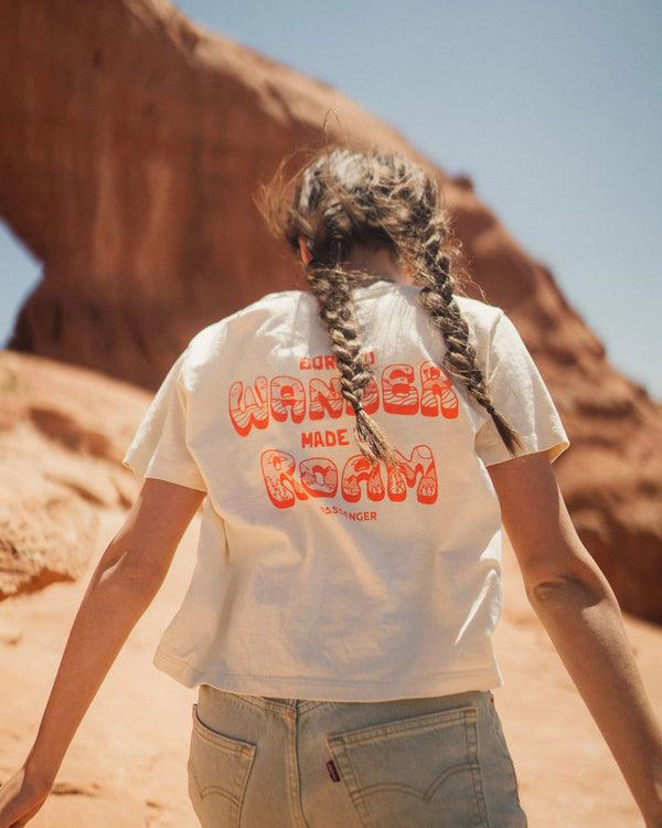 passenger Women's Woodcut Recycled Cotton T-Shirt