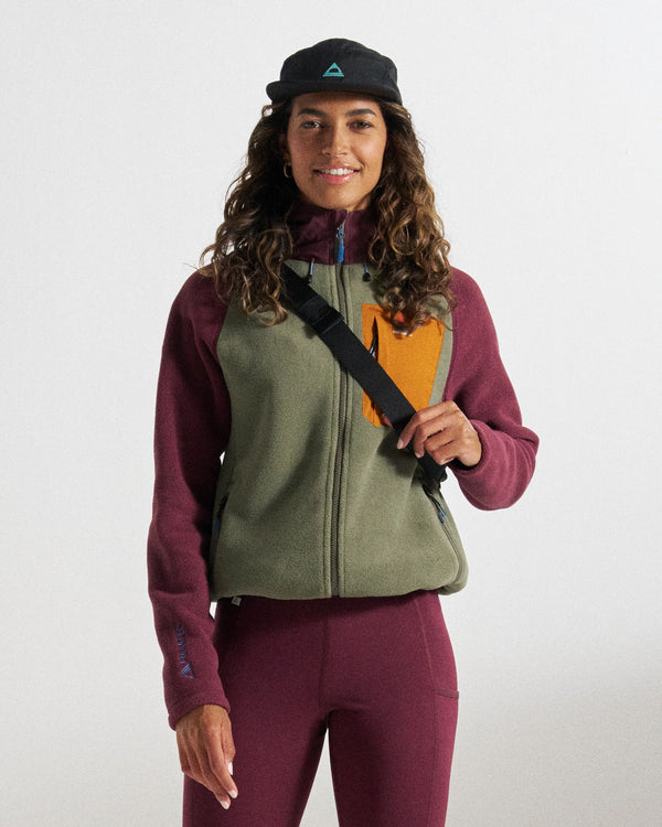 passenger Sierrascape Women's Recycled Polartec® Fleece Hoodie