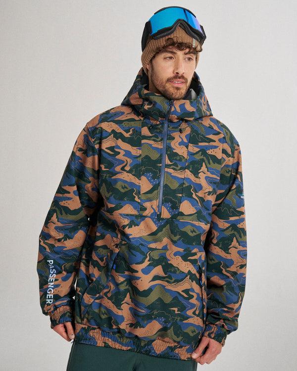 passenger Snowscape Men's Recycled Softshell Pullover